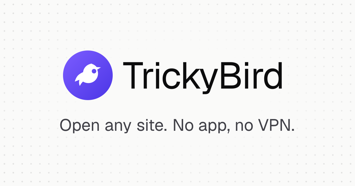 TrickyBird logo